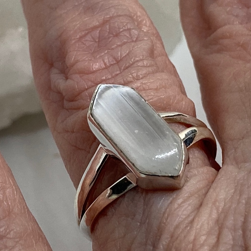 🆕 SELANITE BLADE RING SIZE 8 - Picture 9 of 9